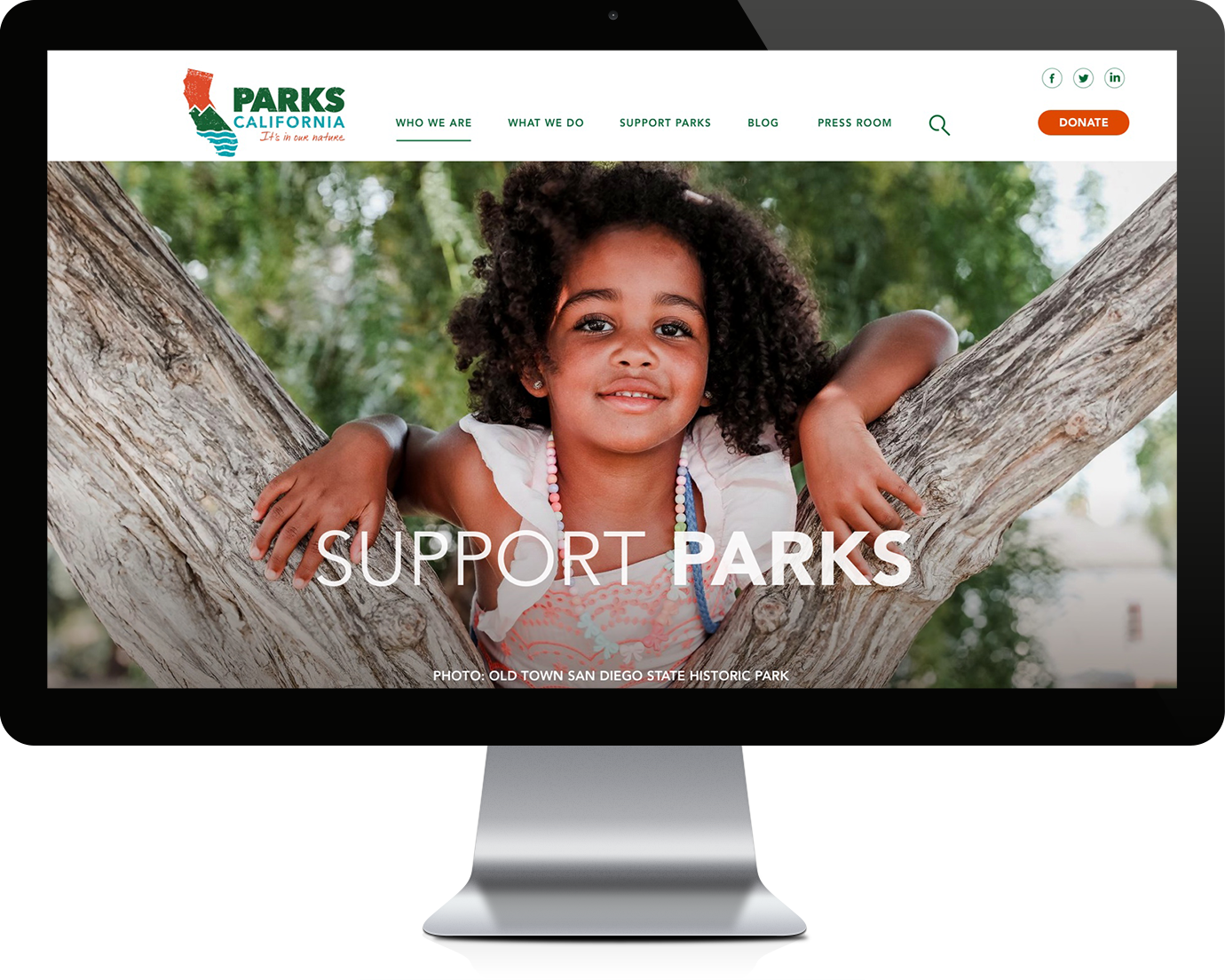 Parks California web site